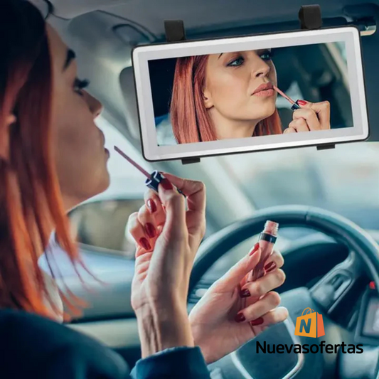 Espejo de lujo LED para auto