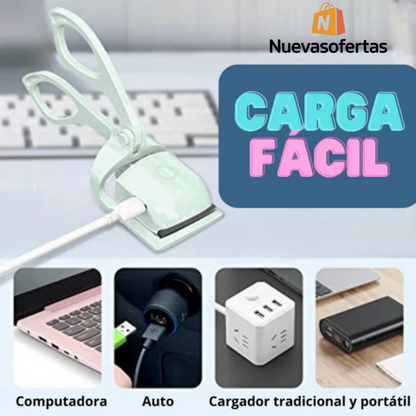 Rizador Eléctrico con Calor Para Pestañas